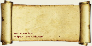 Sara Mališananin vizit kartica